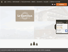 Tablet Screenshot of castillan.fr